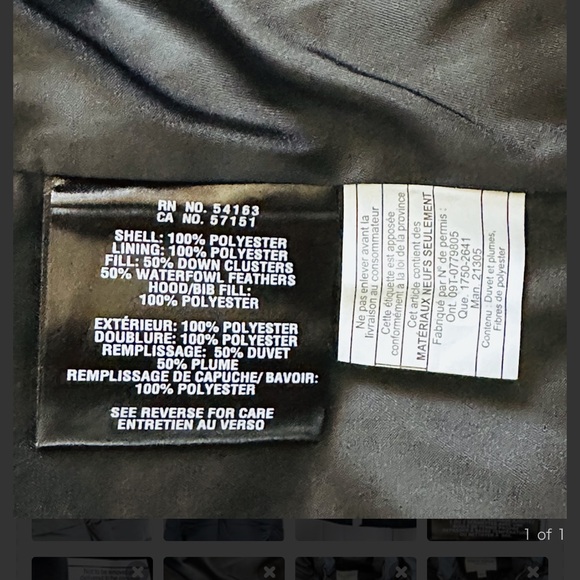 NWT Cole Haan Black Hooded Puffer Coat Black XS - Picture 16 of 16